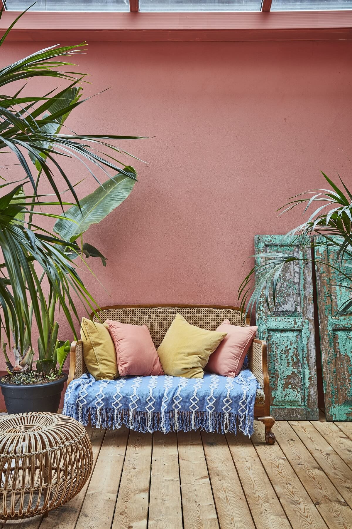 terrasse mur terracotta