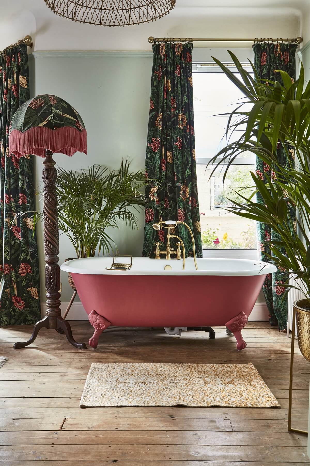 salle de bain décoration vintage