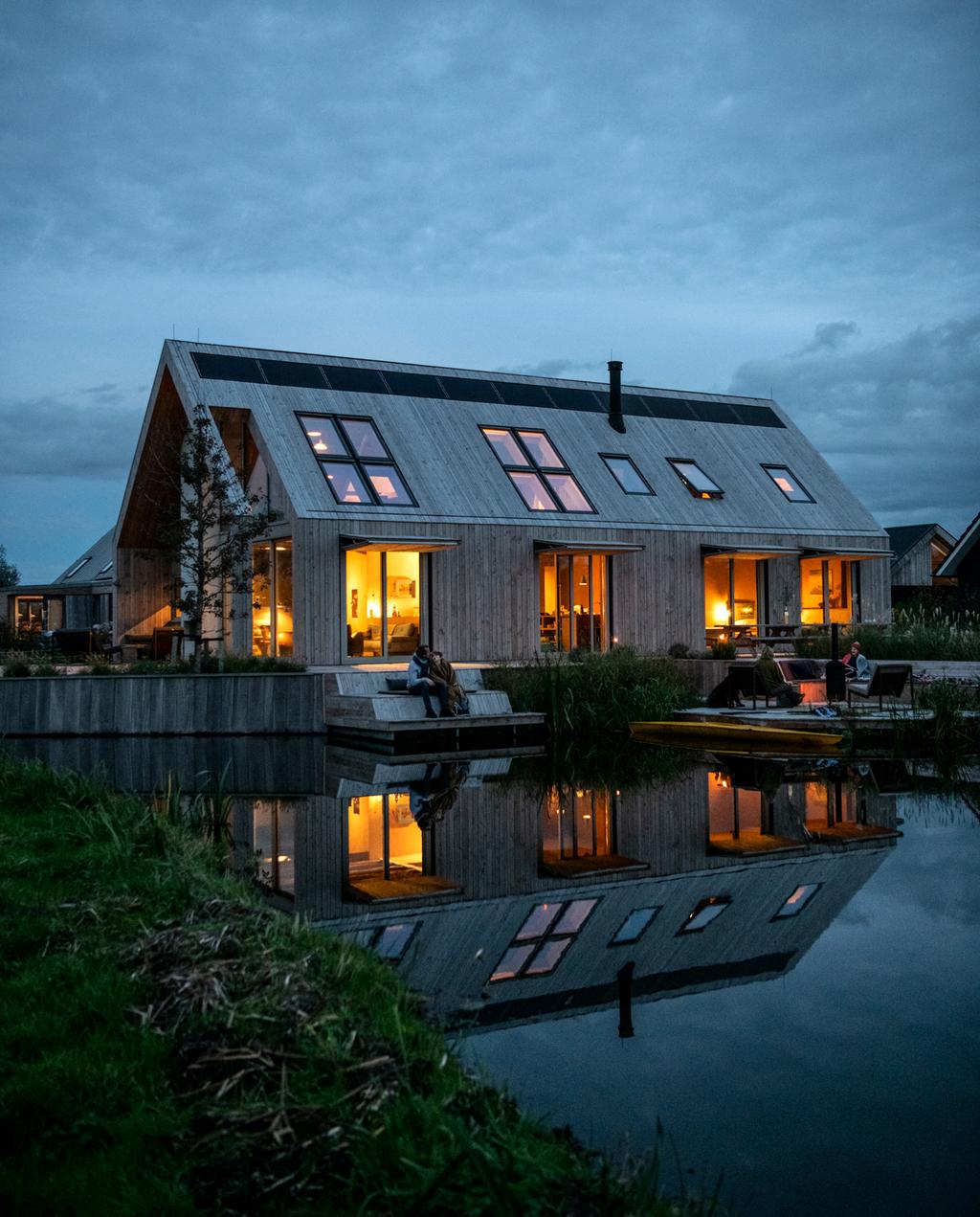 façade maison en bois durable