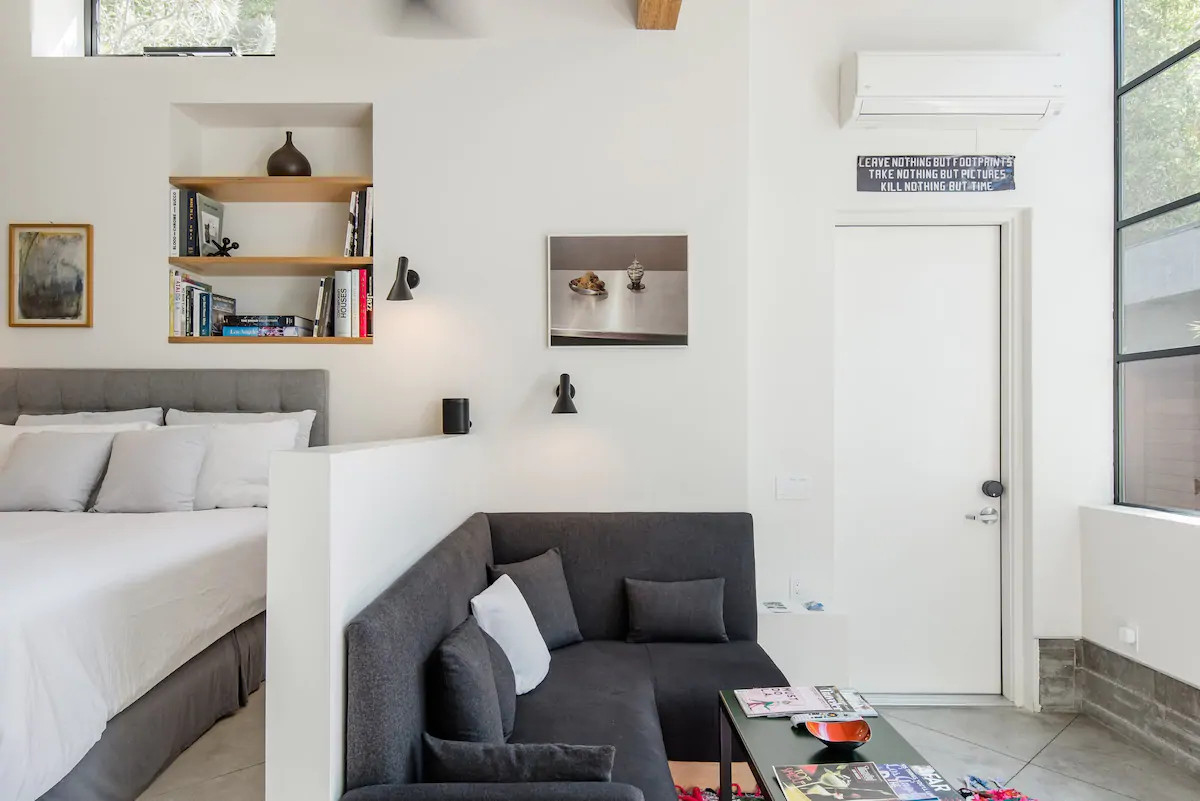 salon et chambre studio