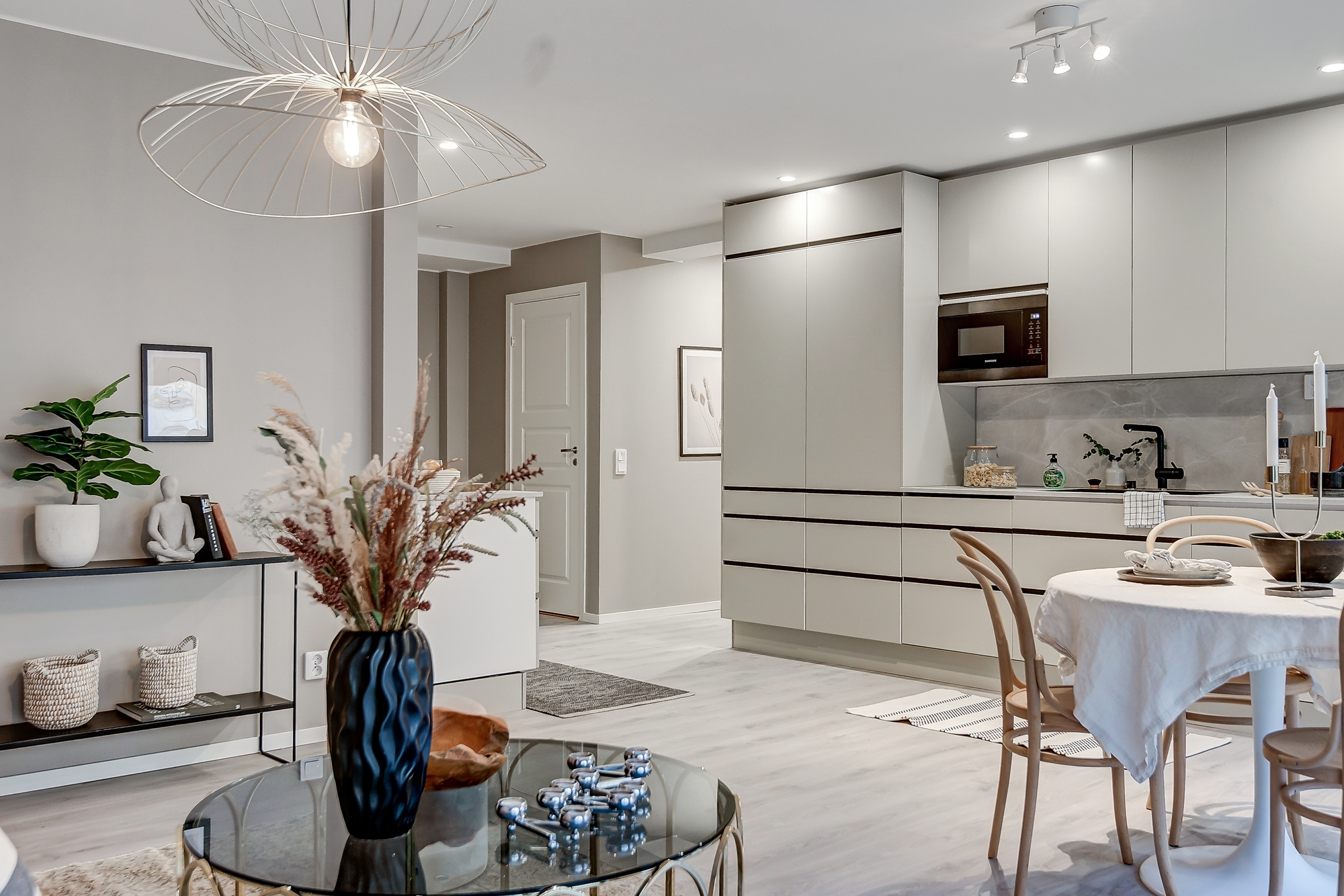 cuisine ouverte design sur salon