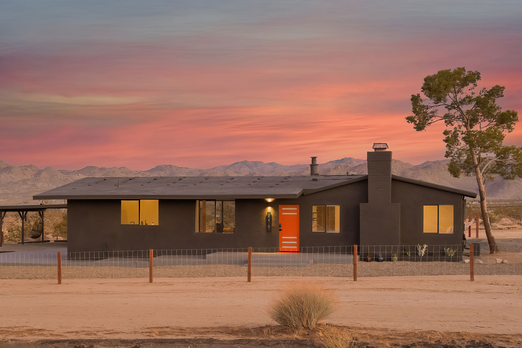 façade maison Joshua Tree