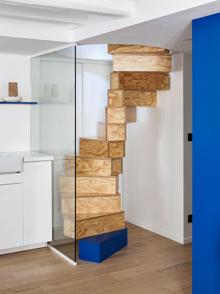 escalier duplex minimaliste
