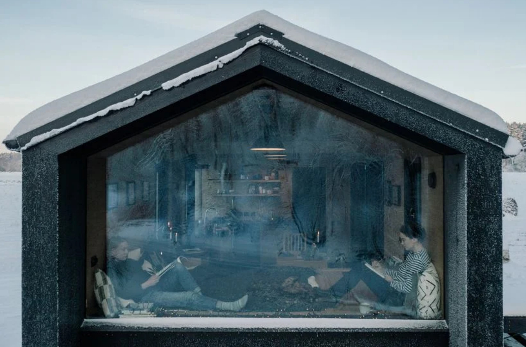 façade petite maison 27m2 préfabriquée