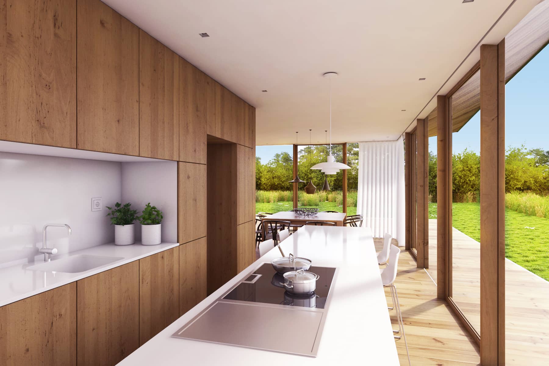 cuisine en bois design