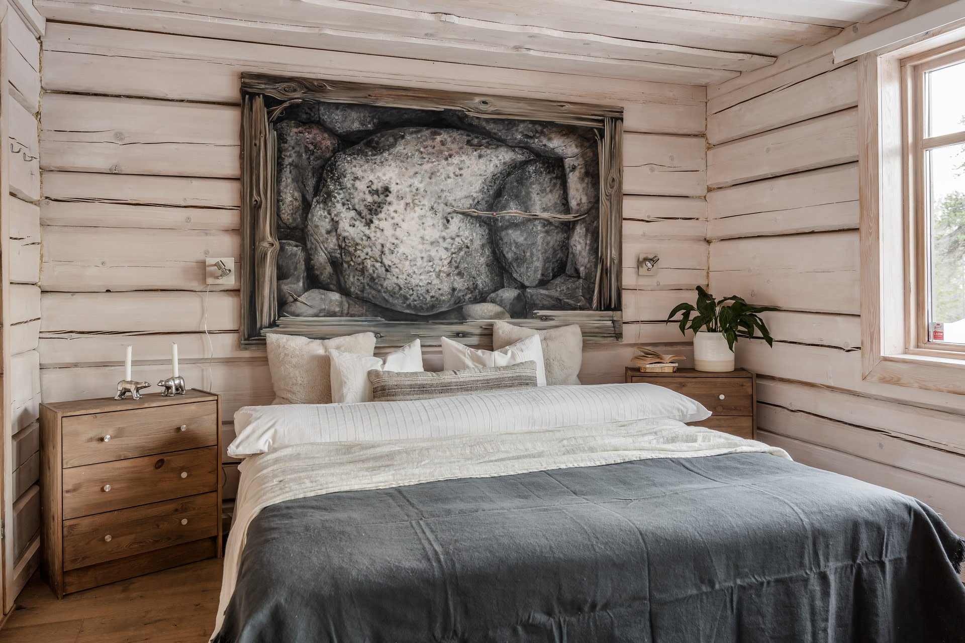 chambre maison en bois