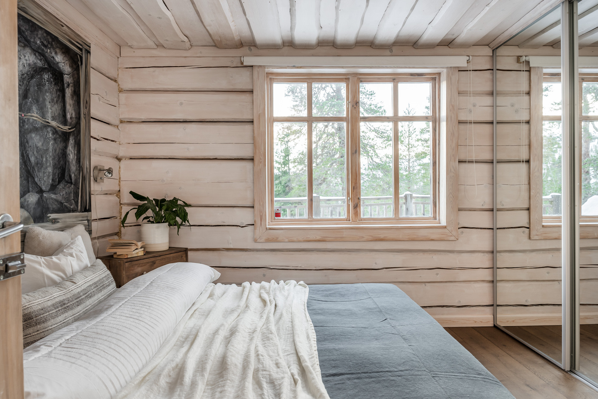 chambre maison en bois