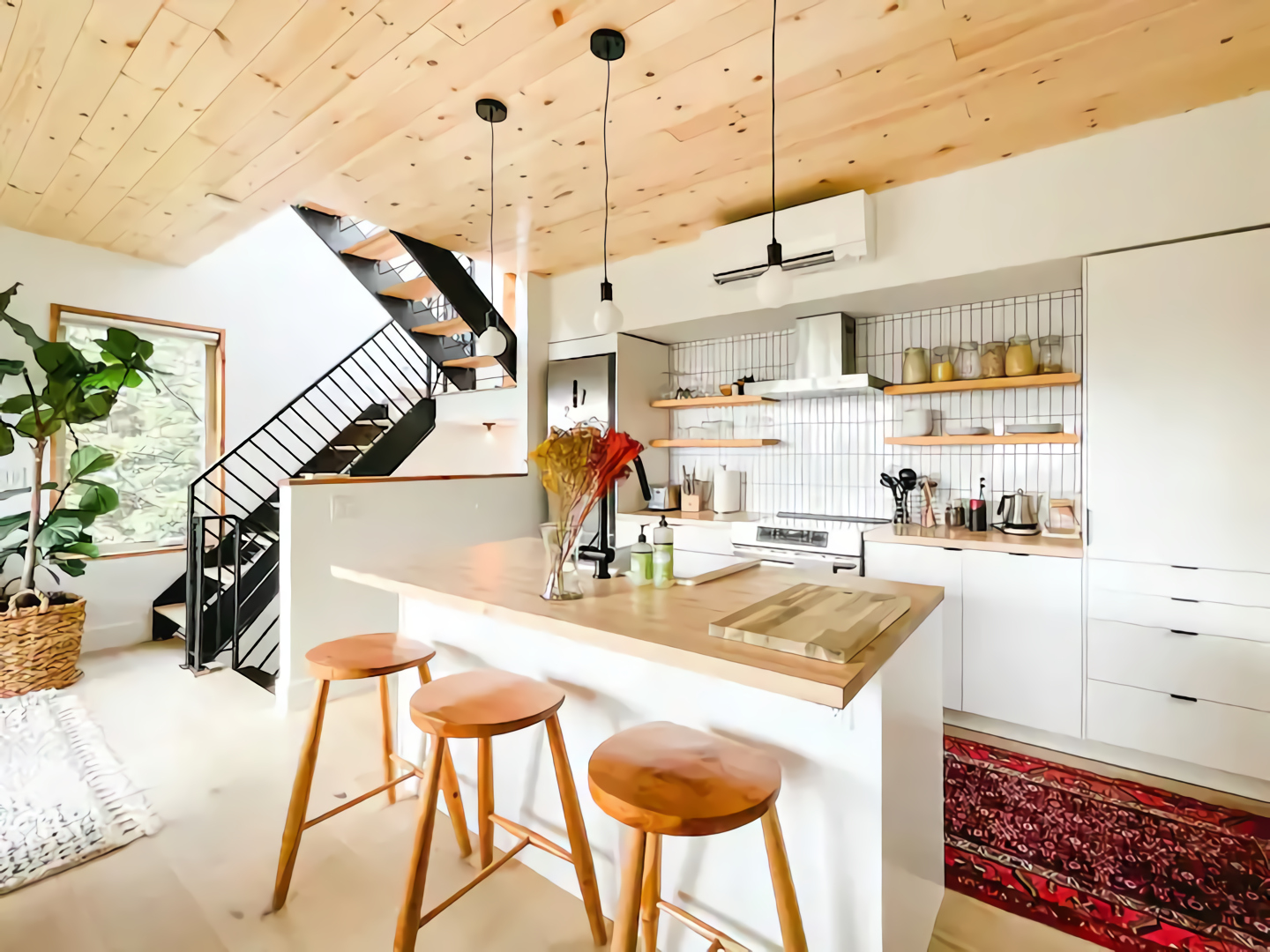 cuisine ouverte maison contemporaine