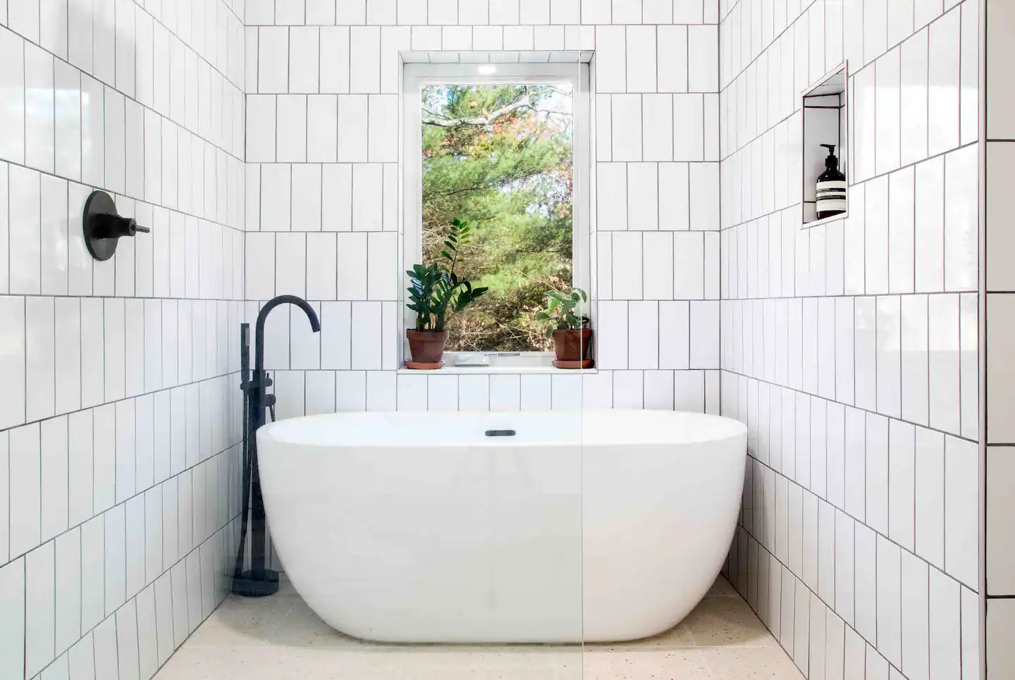 baignoire design maison contemporaine