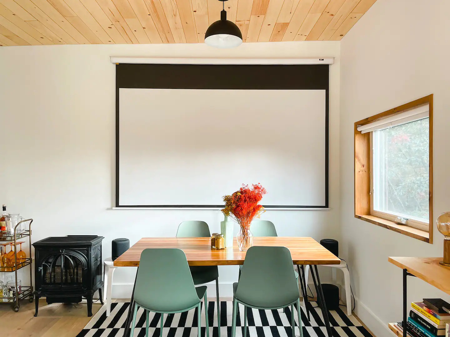 salle à manger maison contemporaine