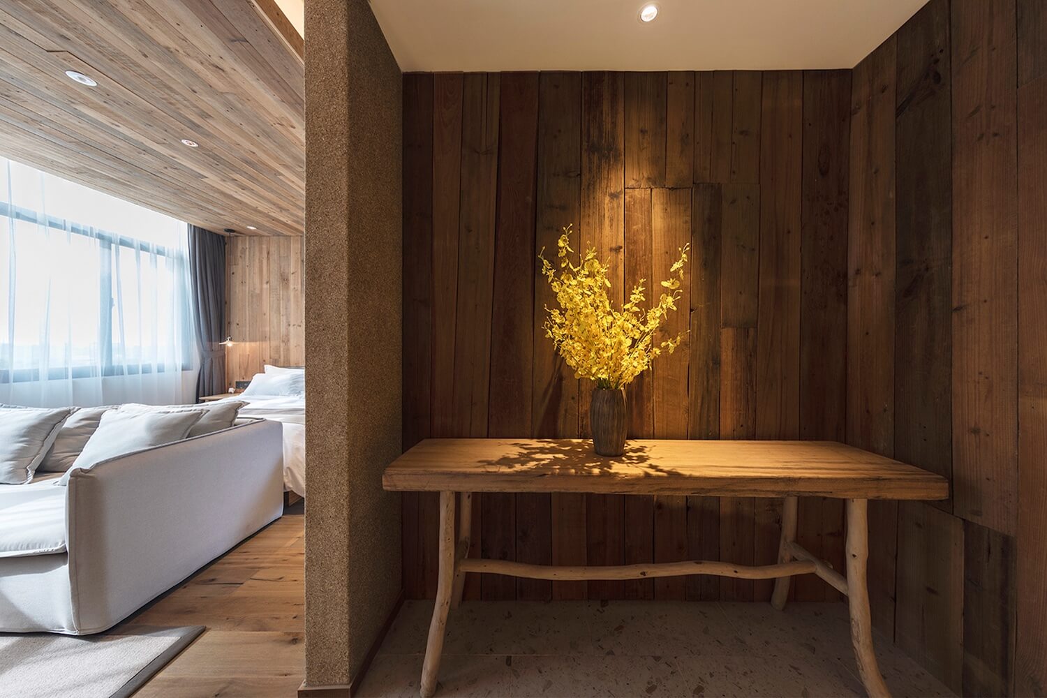 chambre avec mur en bois chambre avec mur en bois