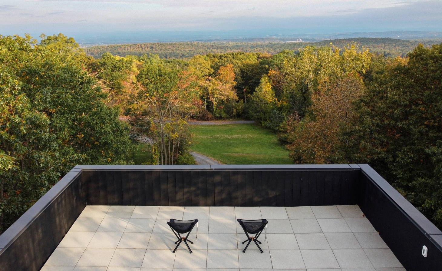 terrasse sur le toit