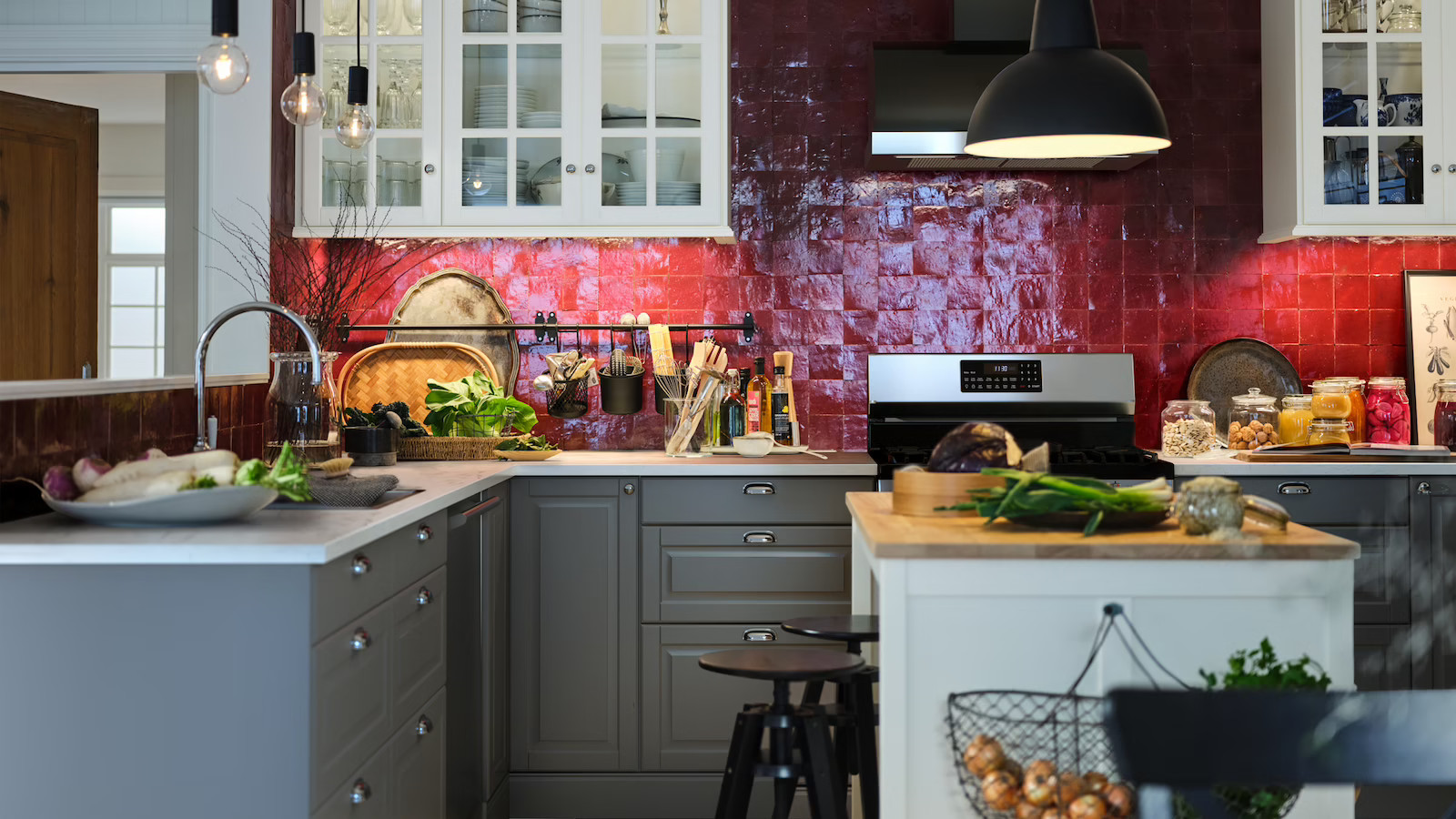 cuisine IKEA grise