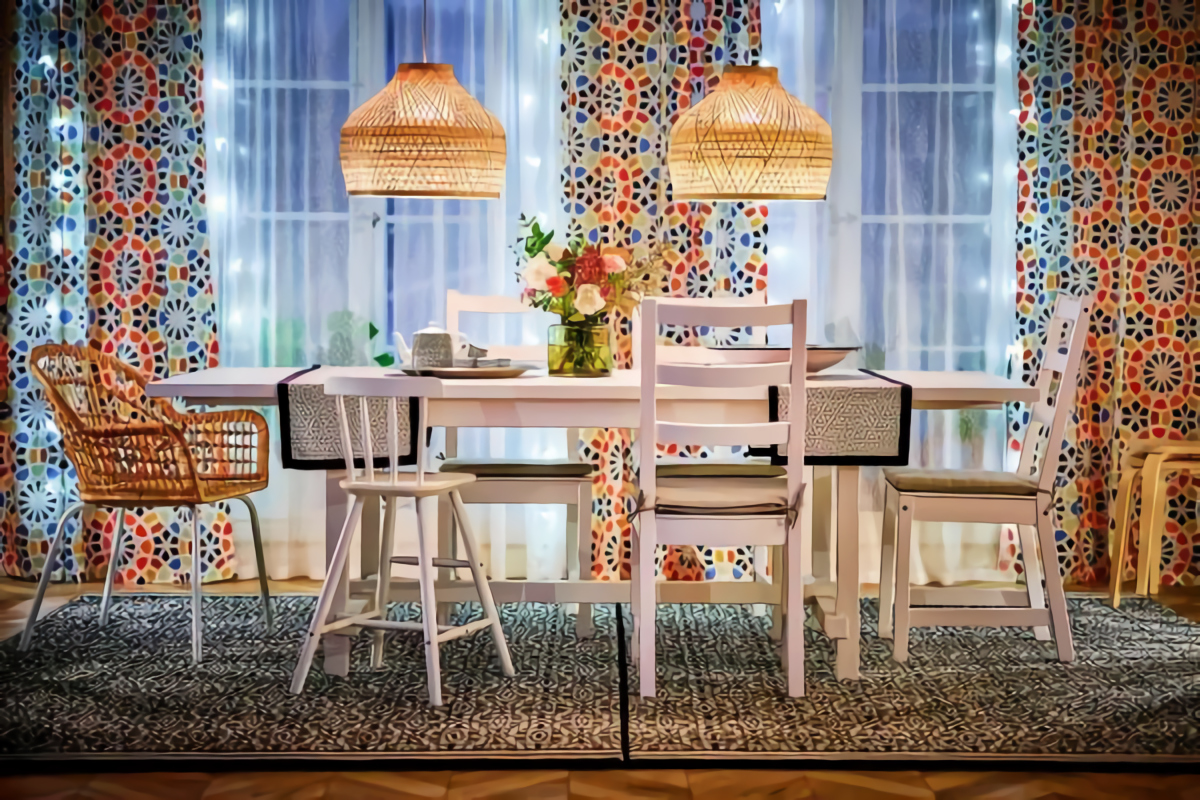 salle à manger décoration colorée IKEA salle à manger décoration colorée IKEA