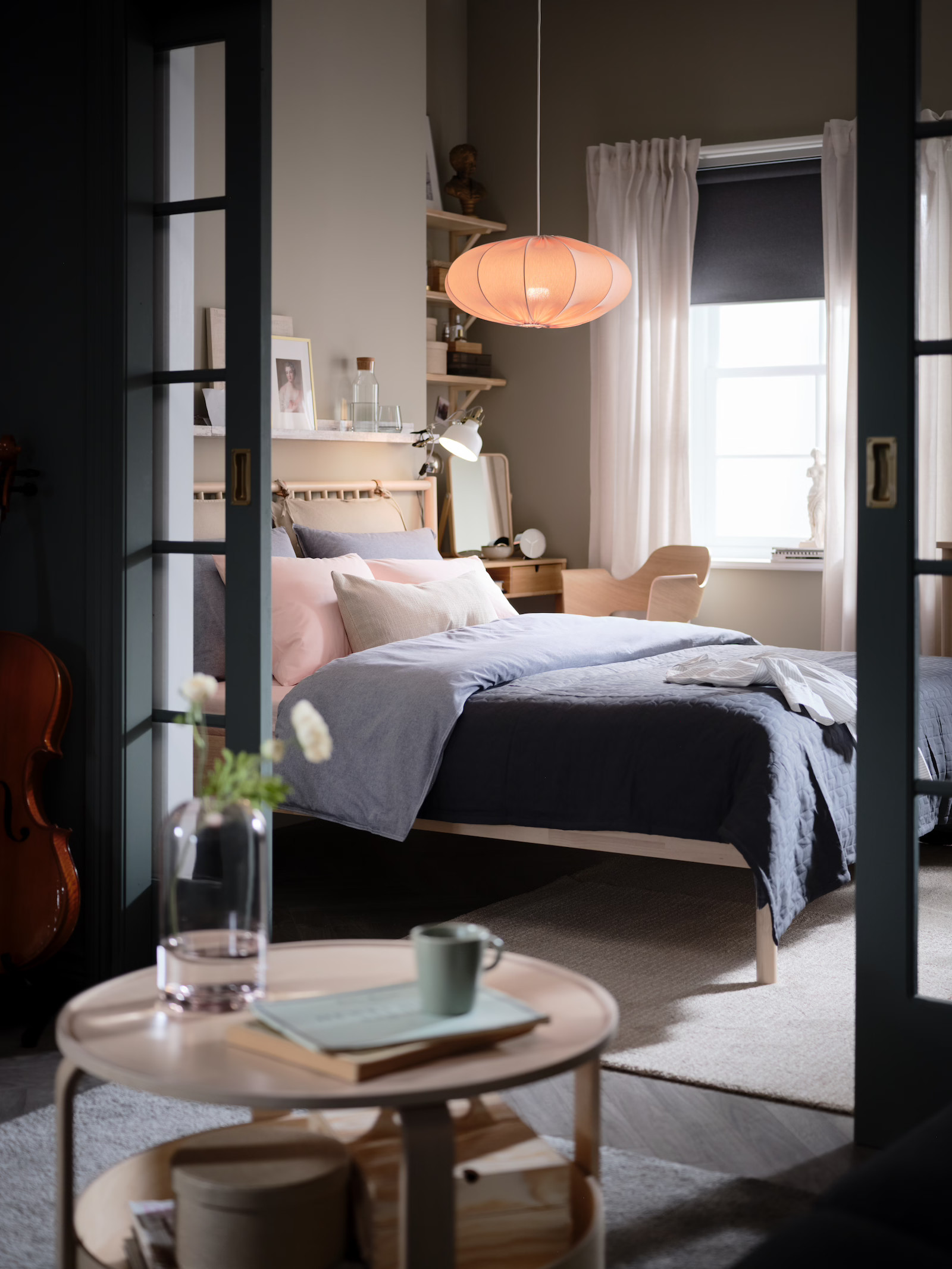 chambre aménagée avec IKEA