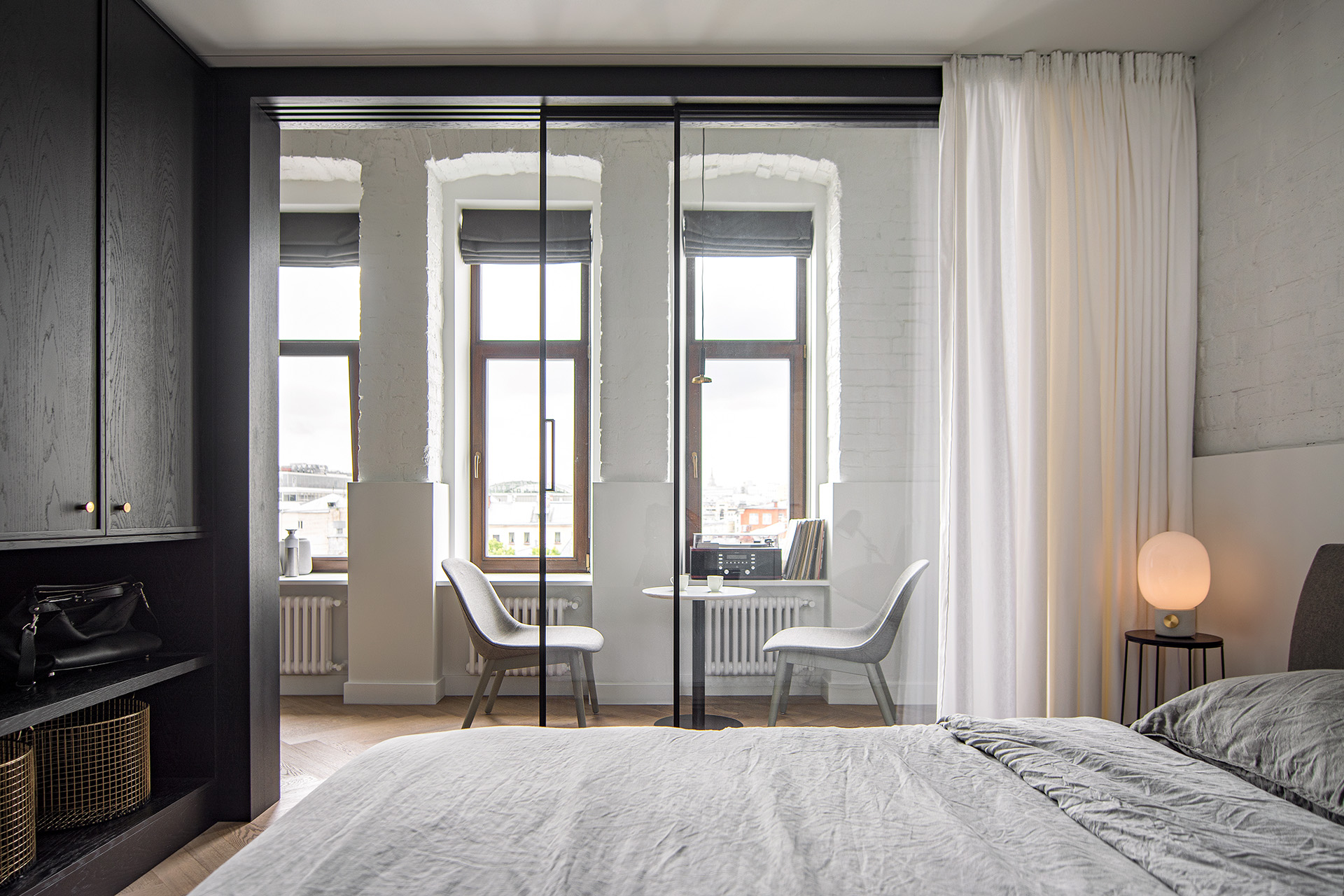 chambre avec verrière