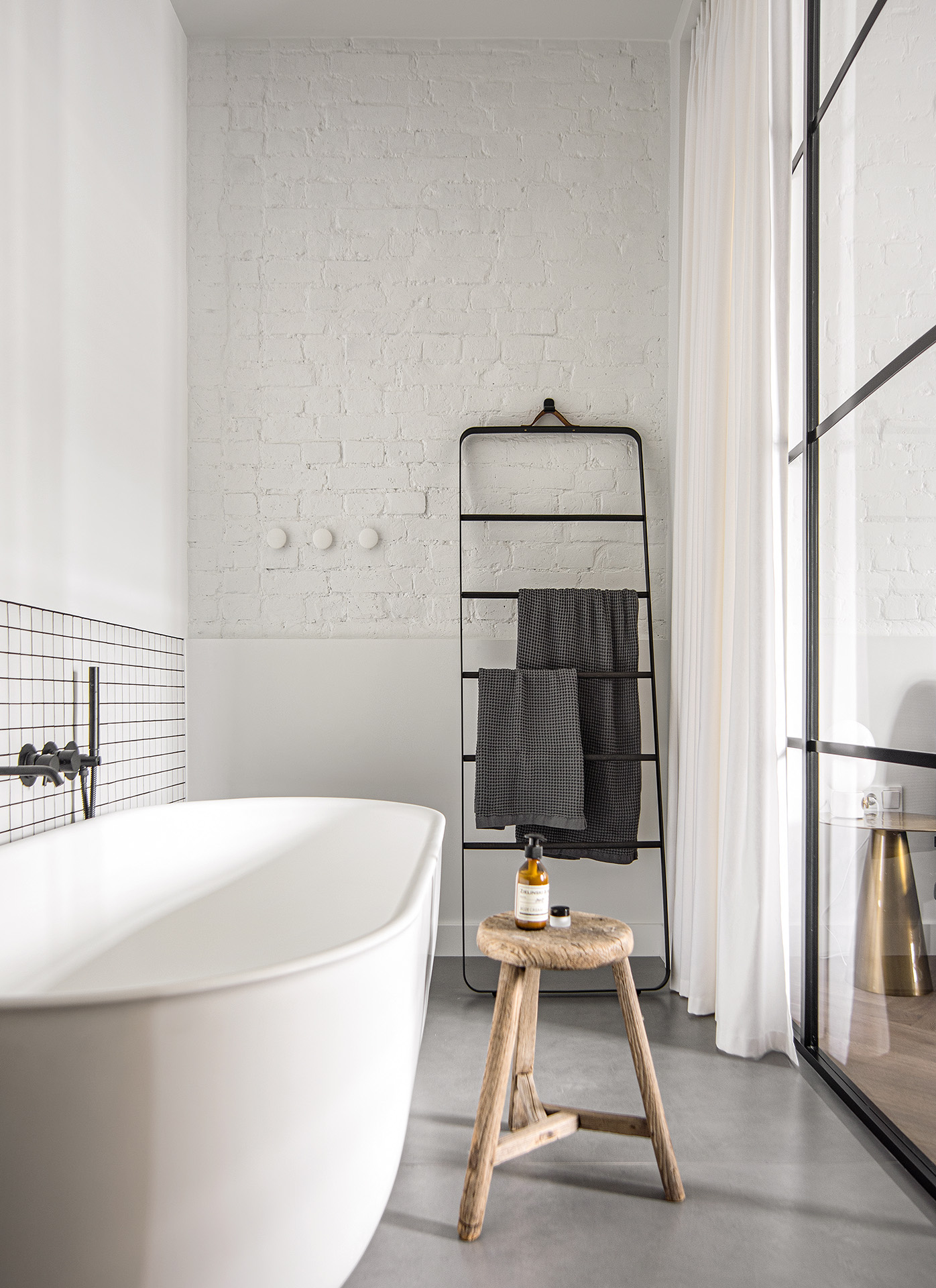 salle de bain appartement loft