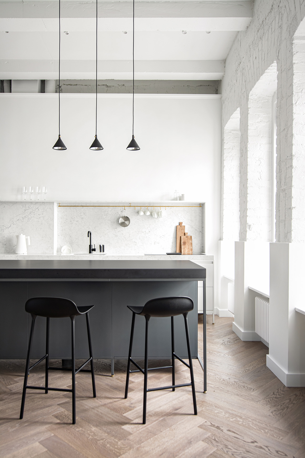 cuisine design avec îlot
