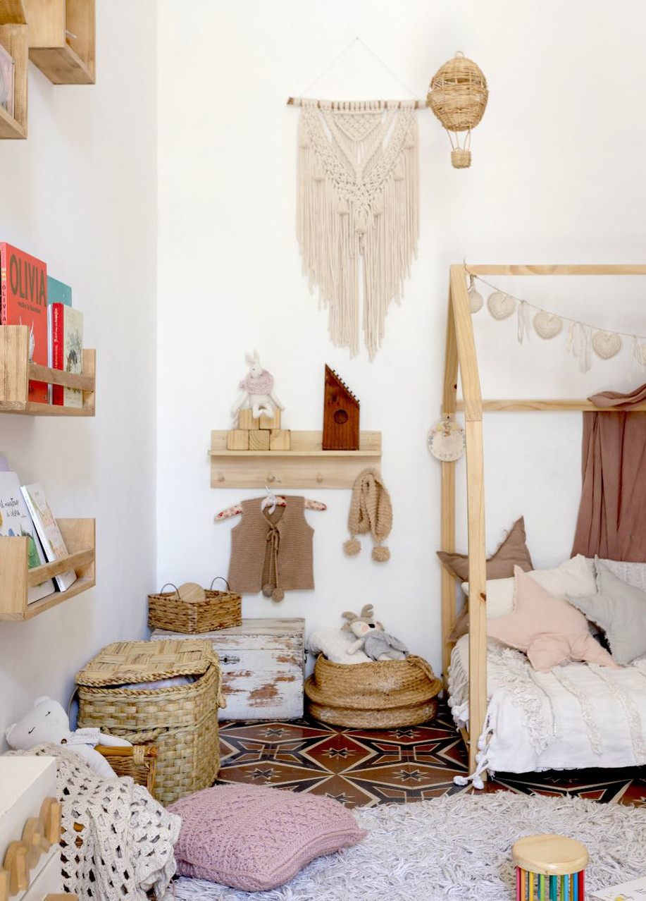 chambre d'enfant lit cabane