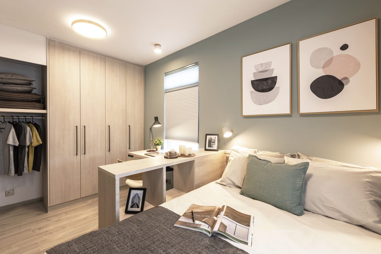 chambre petit appartement design 30m2