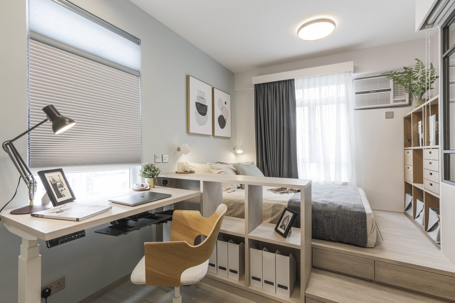 chambre petit appartement design 30m2