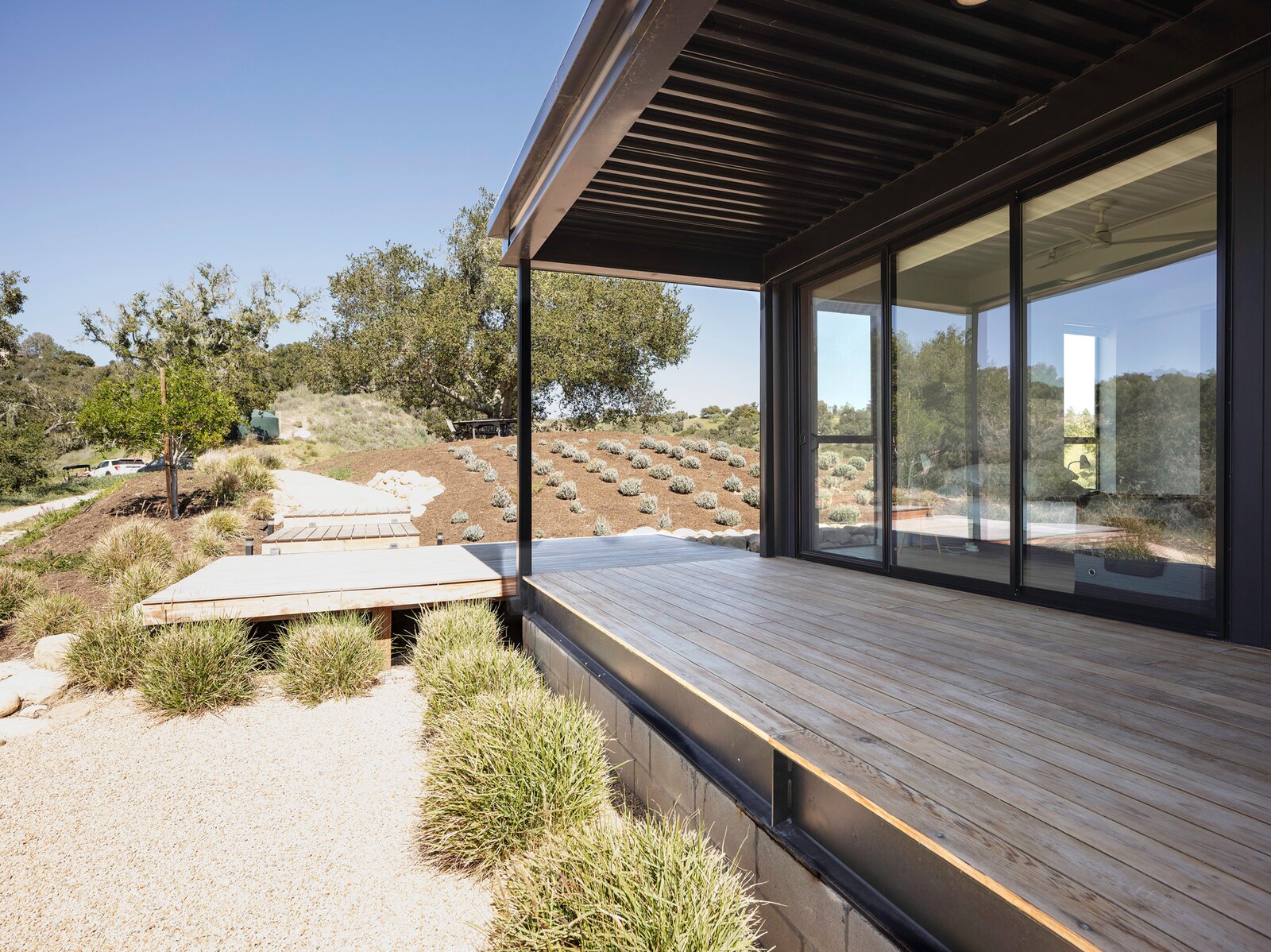 façade maison préfabriquée Californie