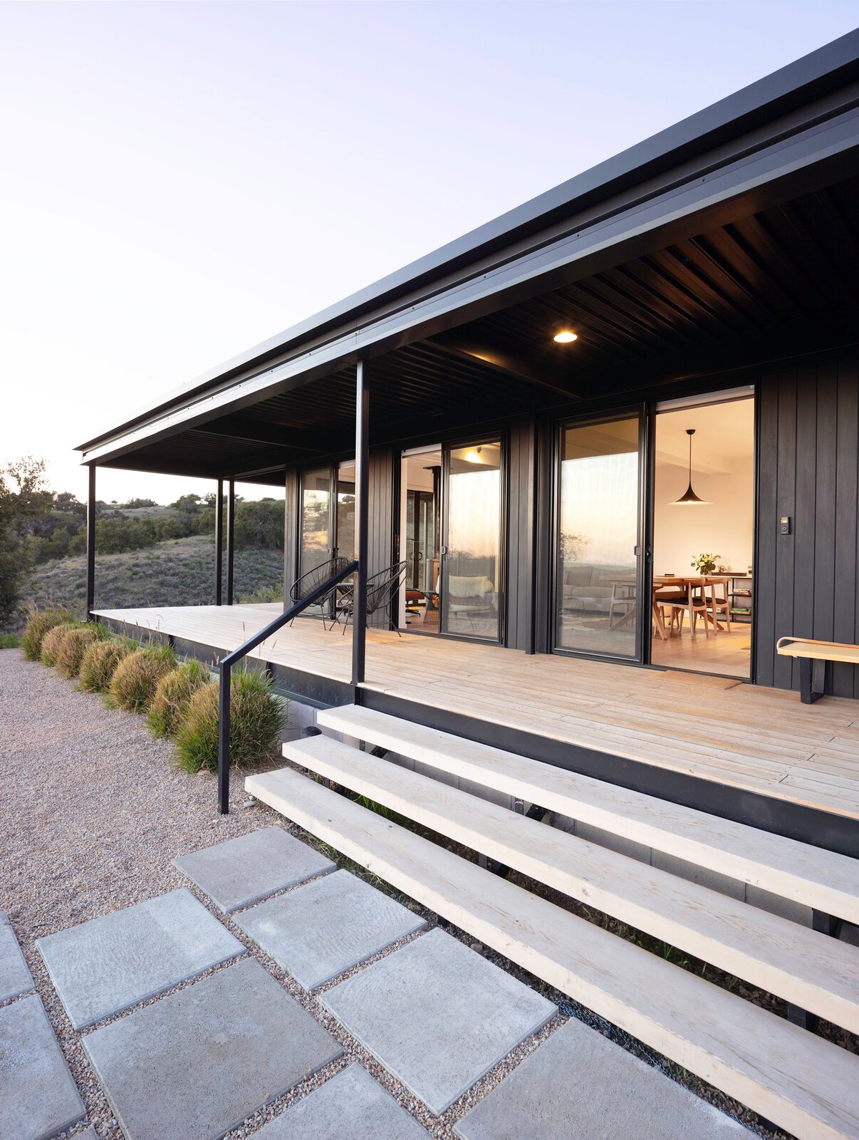 façade maison préfabriquée Californie
