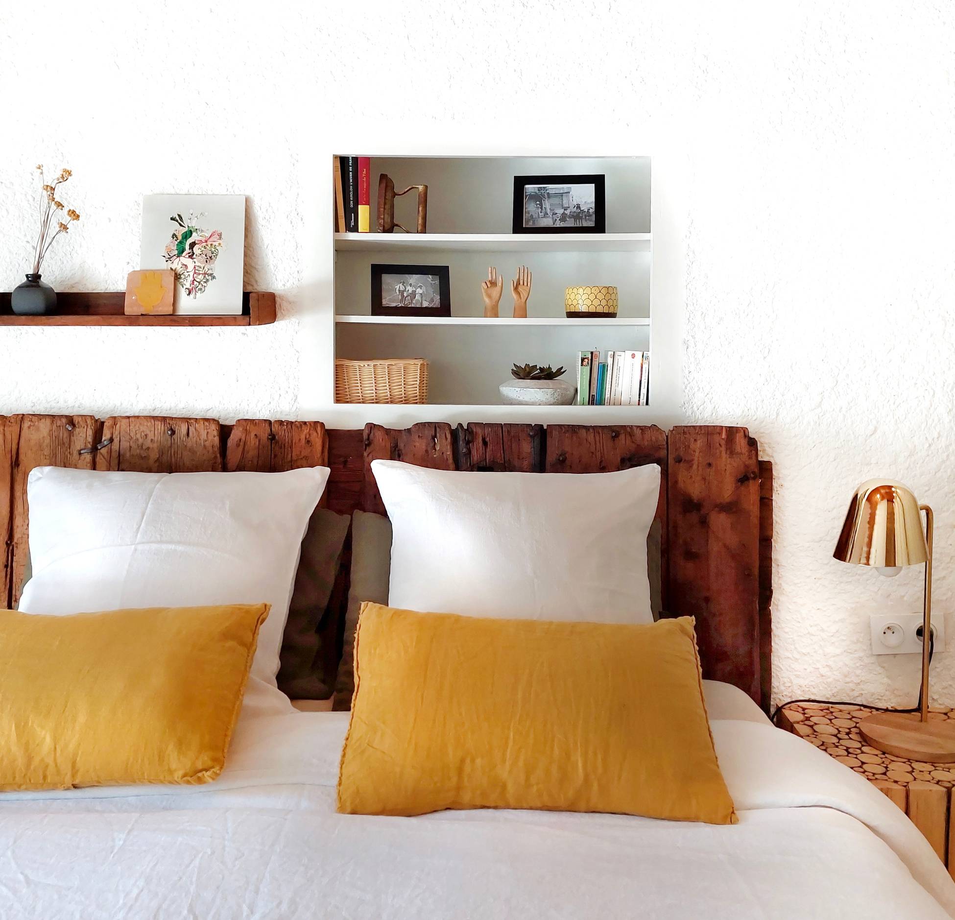 chambre décoration rustique chic