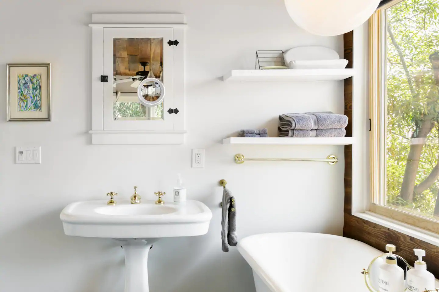 salle de bain mini maison rustique