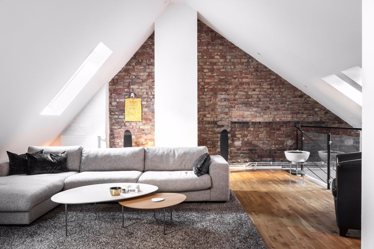 mezzanine murs en briques