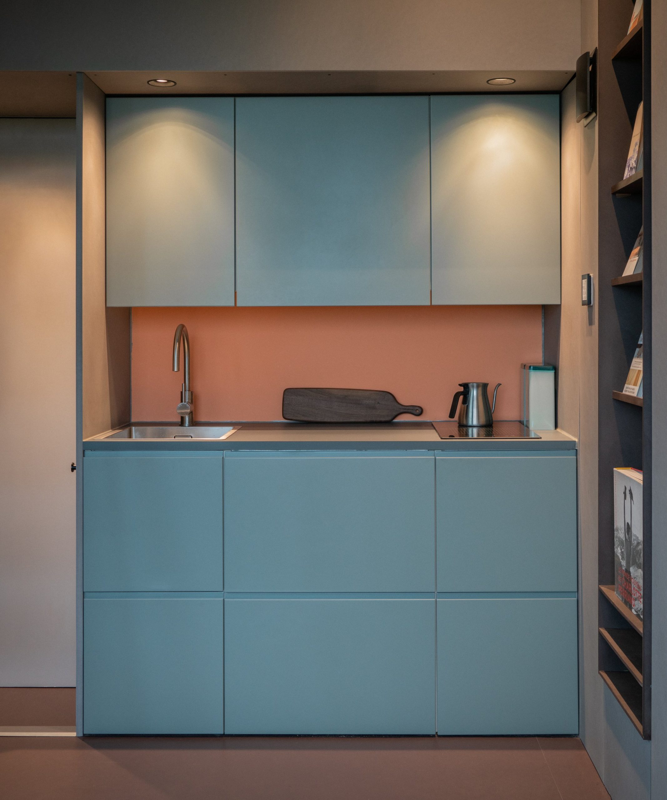 cuisine design bleue