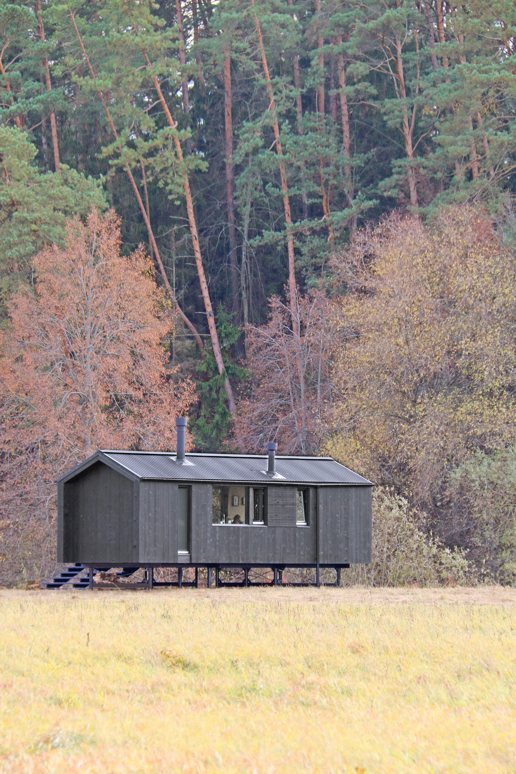 façade petite maison 27m2 préfabriquée