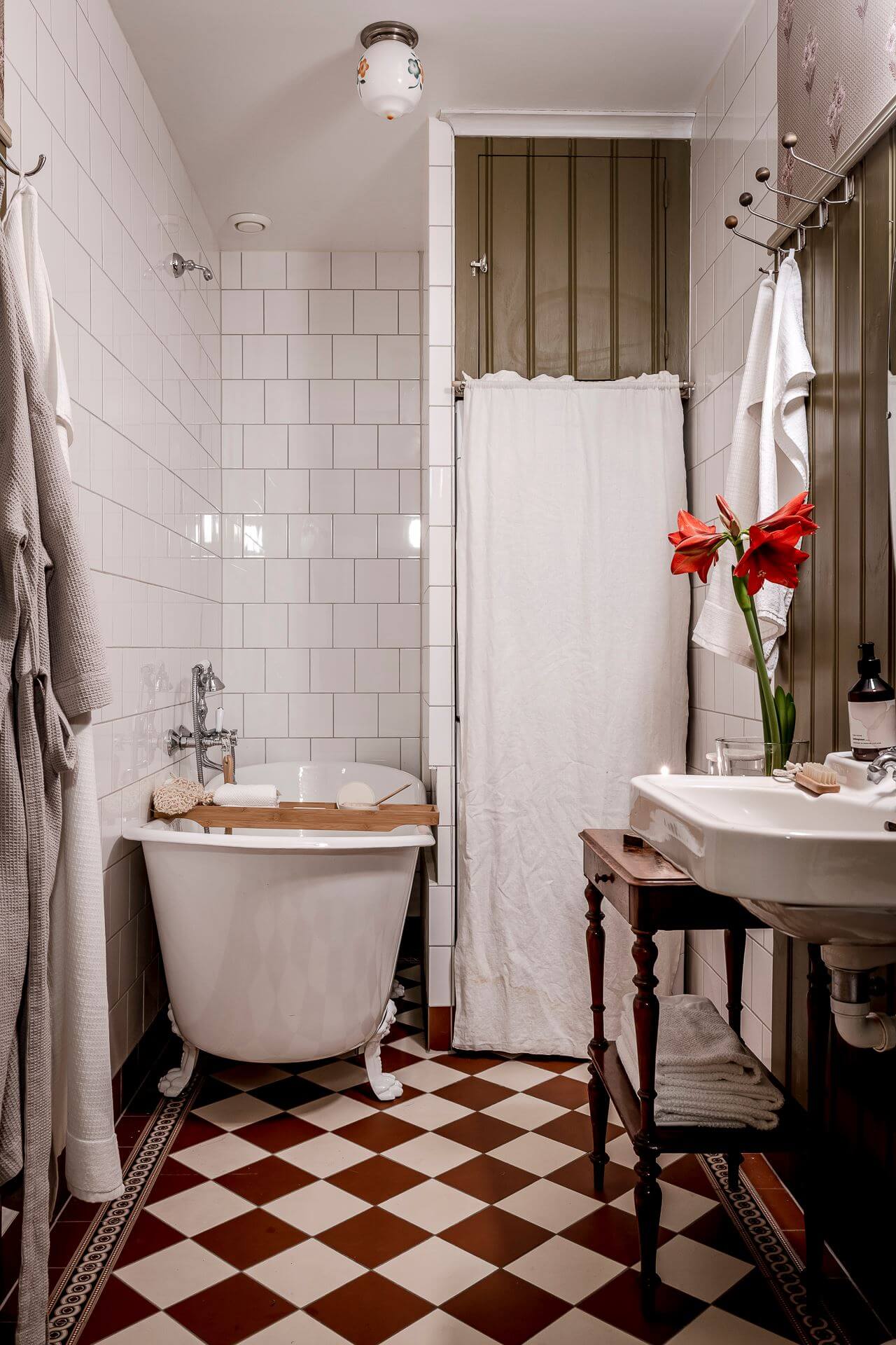 salle de bain rétro salle de bain rétro