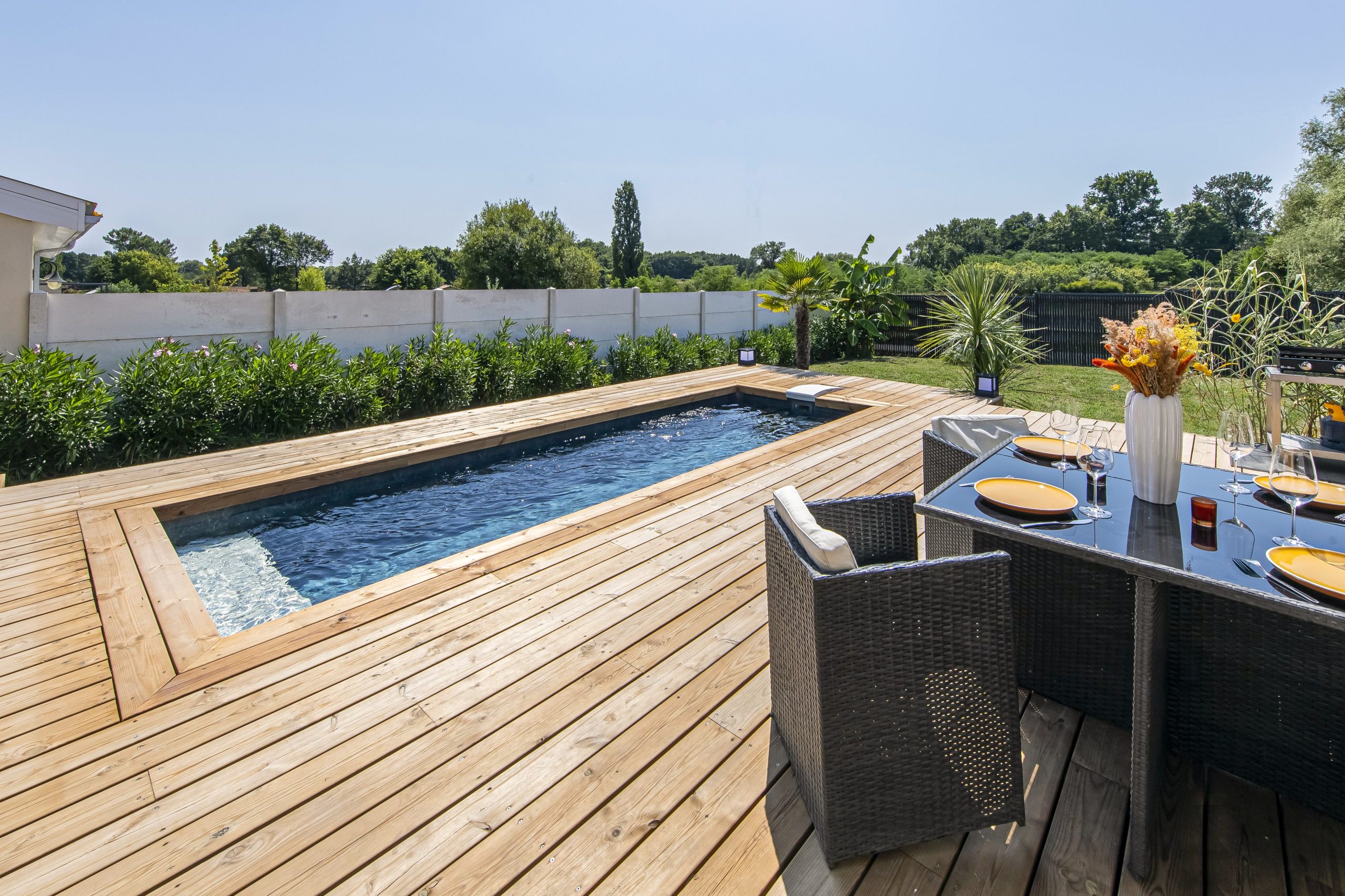 jardin avec terrasse bois jardin avec terrasse bois