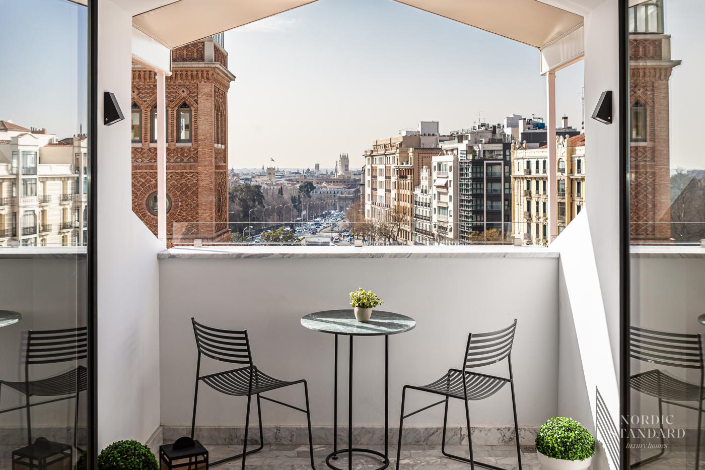balcon vue Madrid