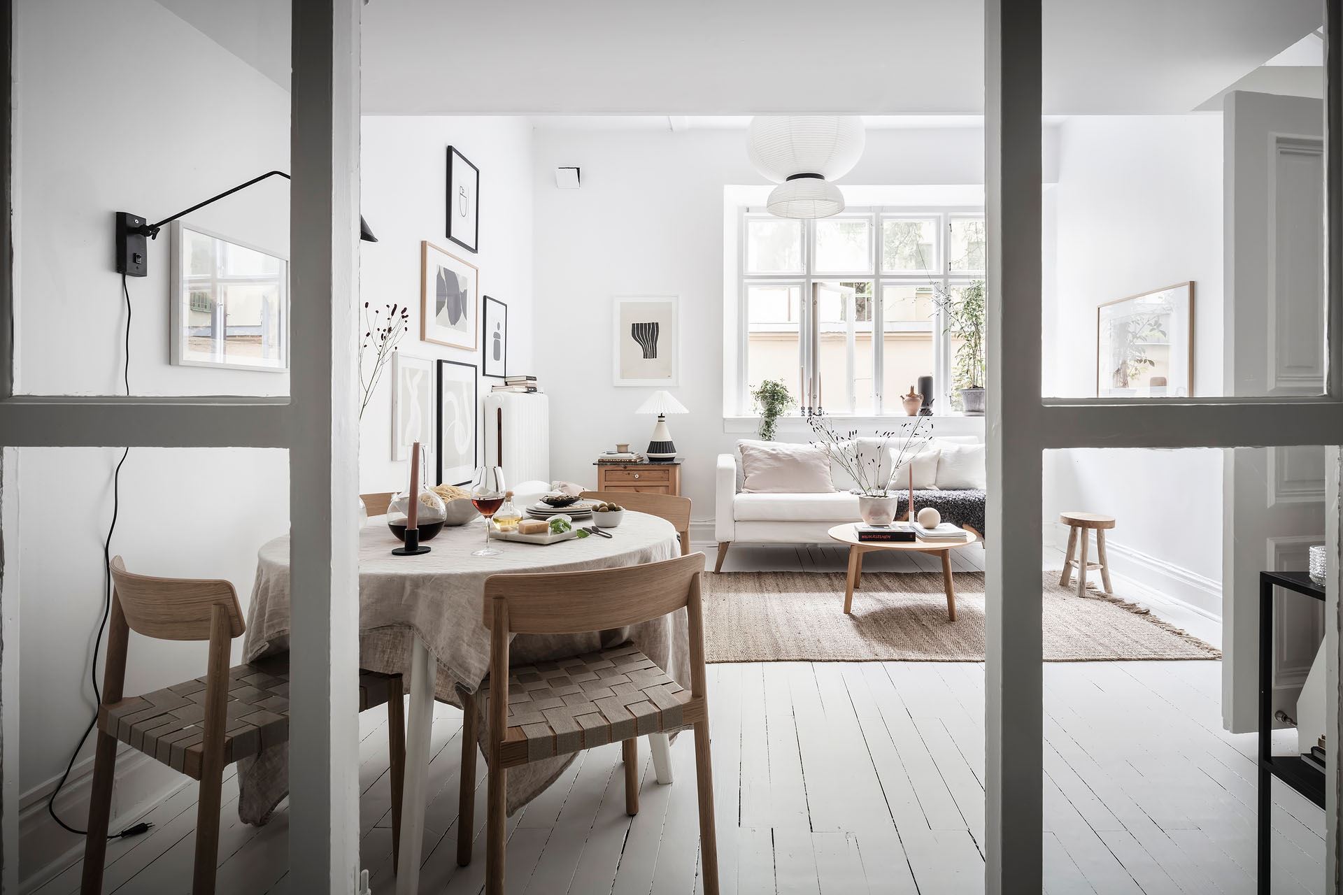 salon studio de 38m2 avec mezzanine