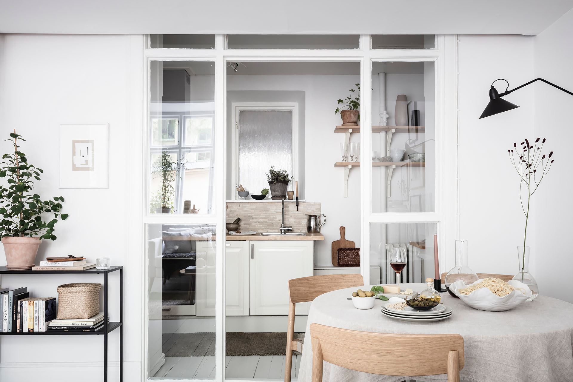 salon studio de 38m2 avec mezzanine