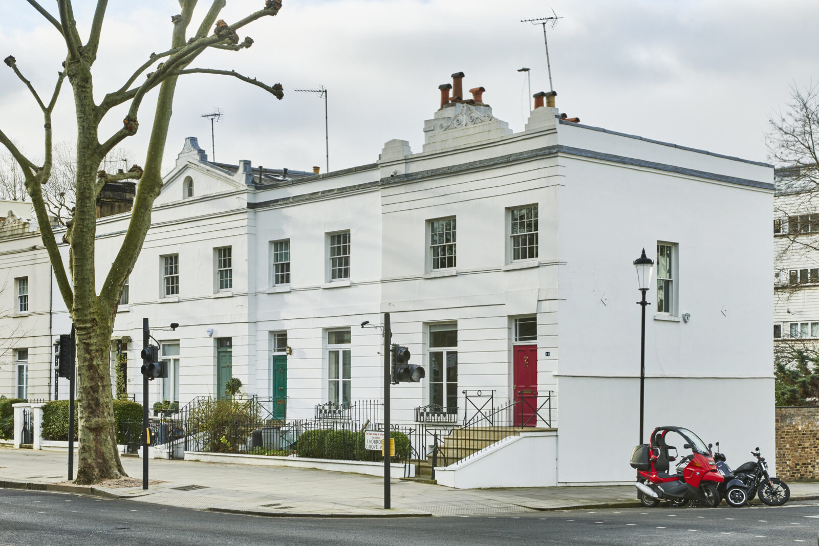 façade maisons Notting Hill façade maisons Notting Hill