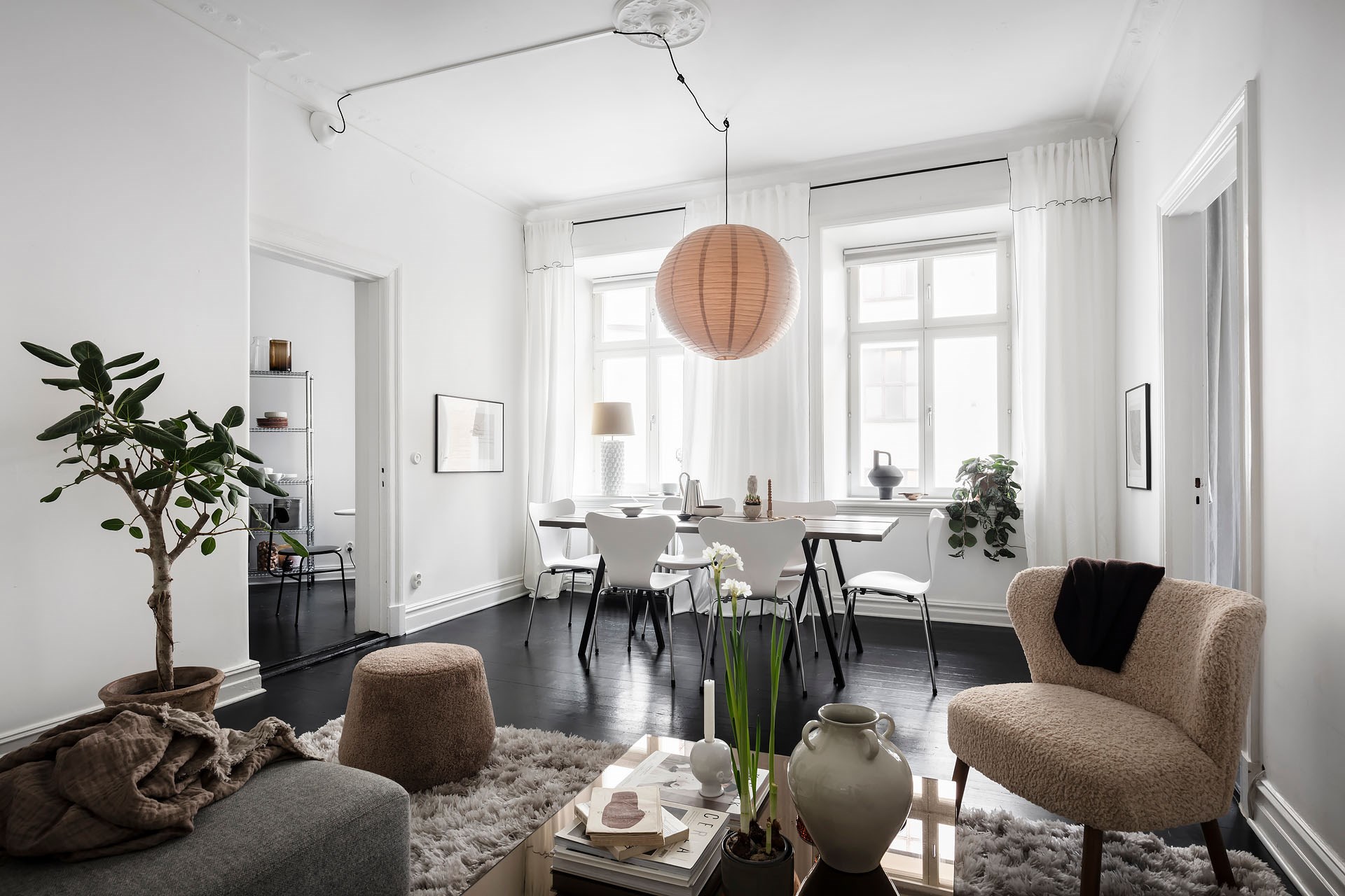 salon décoration scandinave