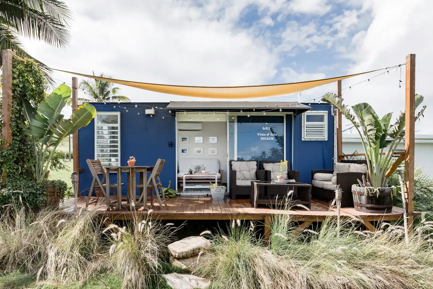 façade mini maison container