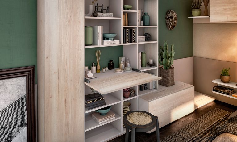 bureau rabattable dans chambre