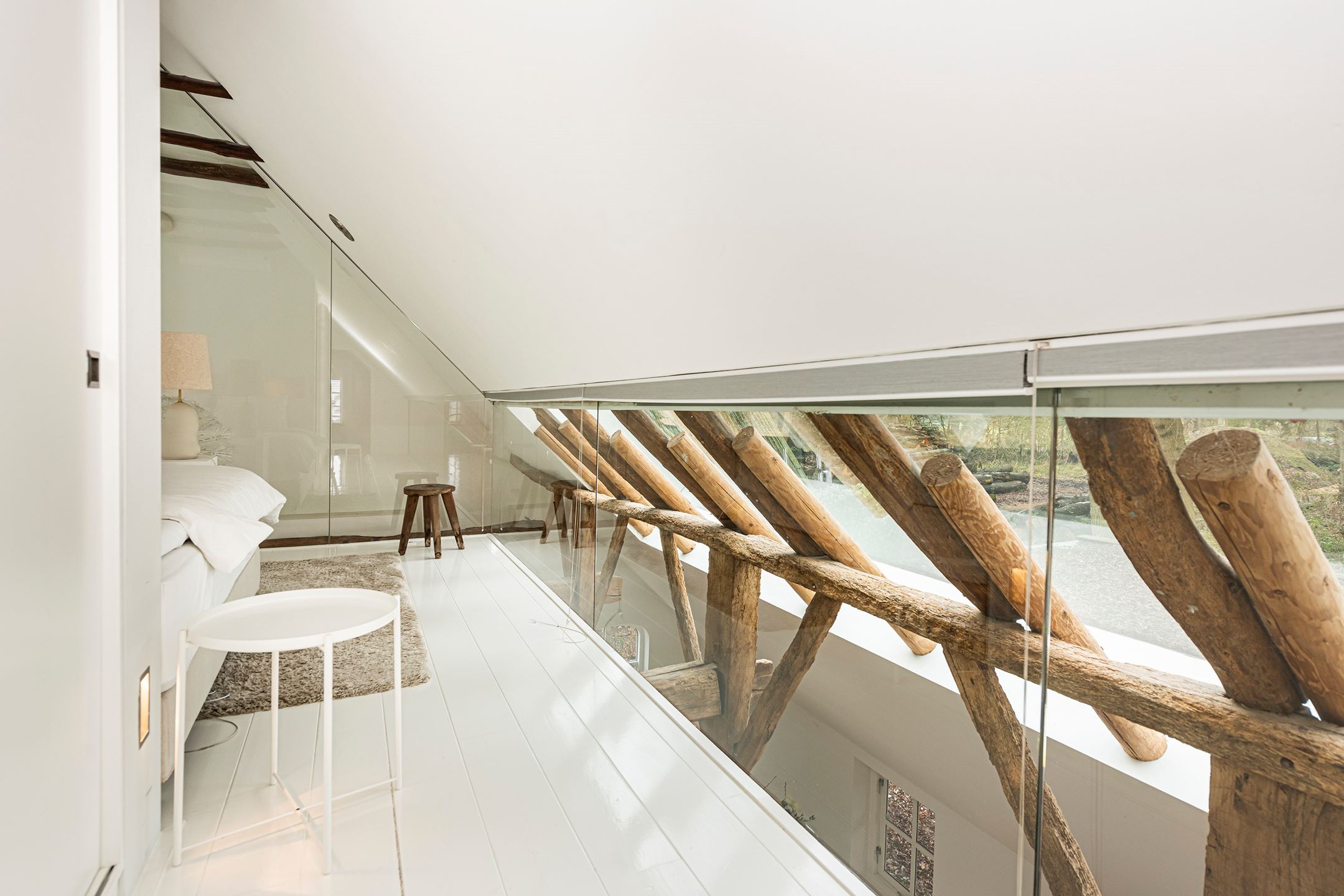 chambre vitrée sur mezzanine
