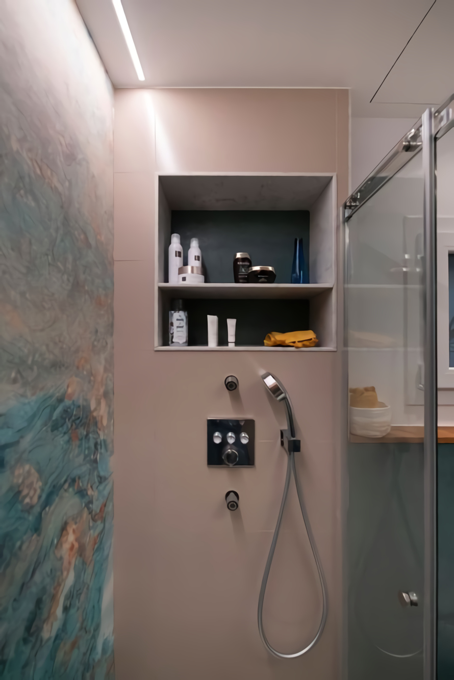 salle de bain bleue salle de bain bleue