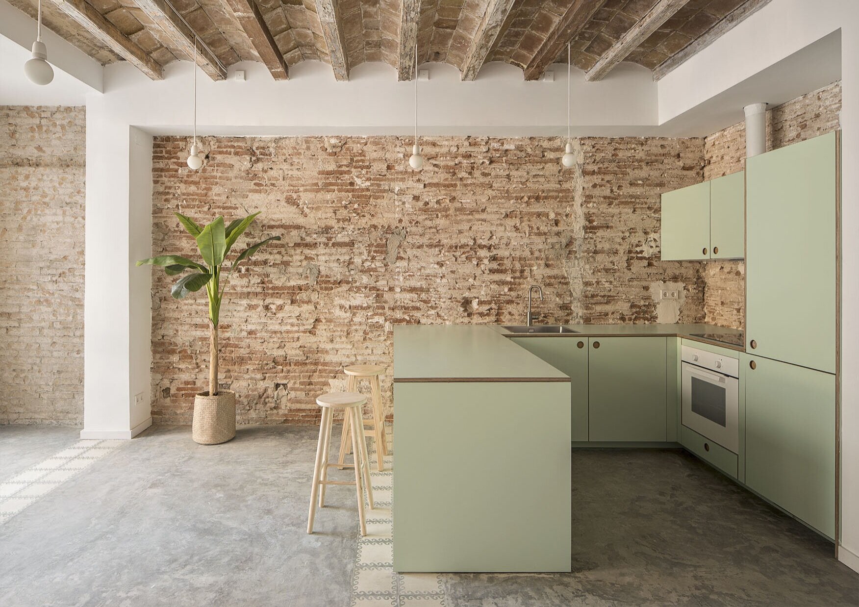 cuisine verte Cubro pour IKEA