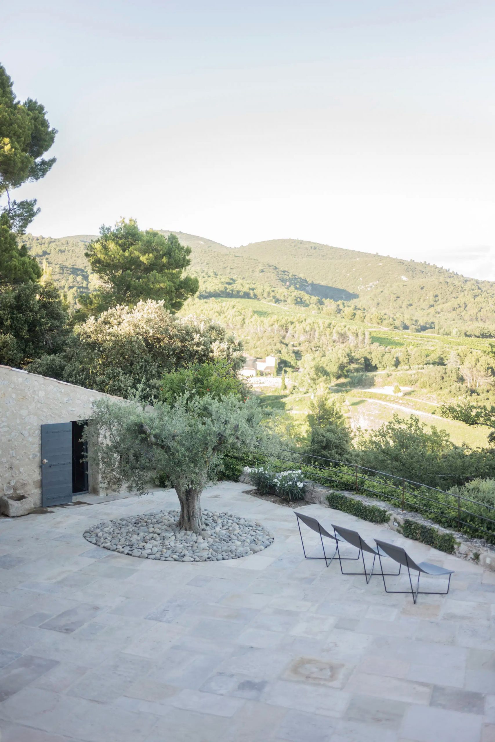 terrasse vue paysage Provence terrasse vue paysage Provence