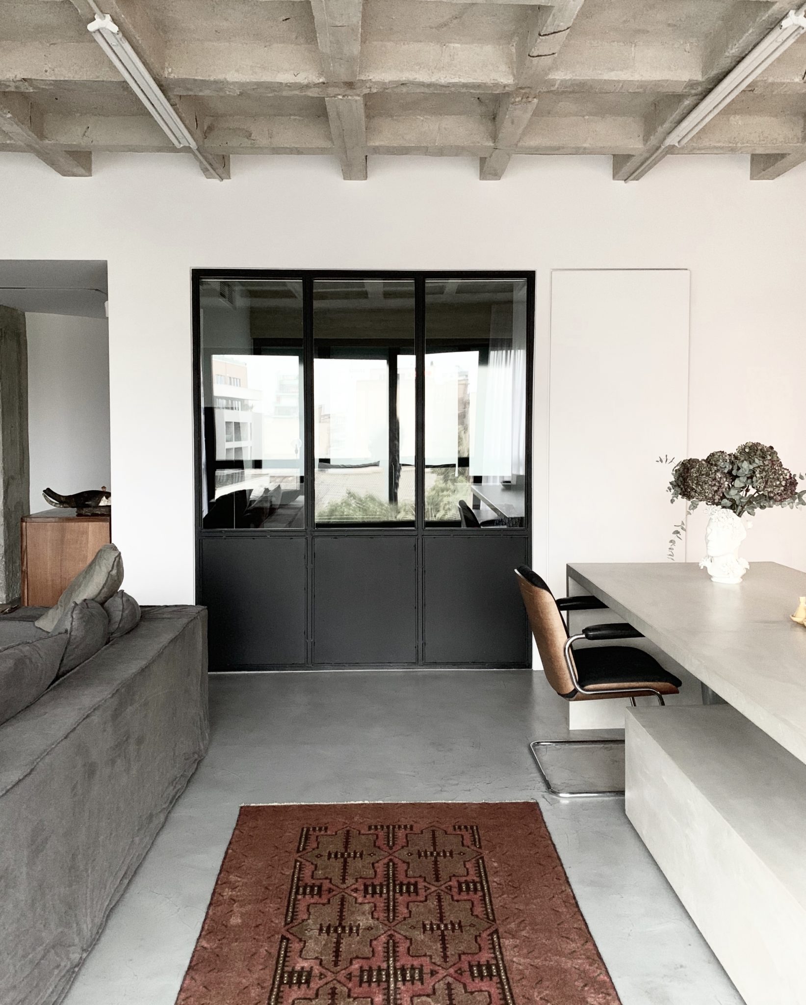 salon loft avec verrière salon loft avec verrière