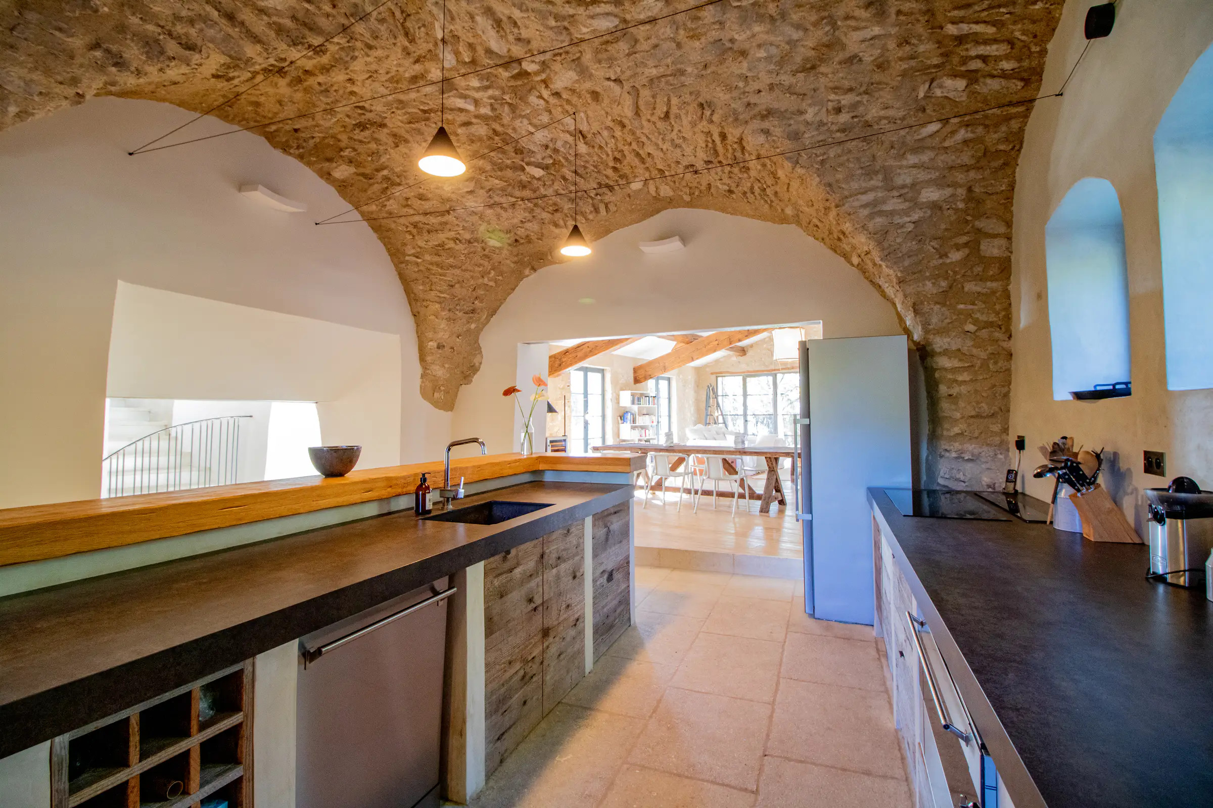 cuisine rustique plafonds voûtés cuisine rustique plafonds voûtés