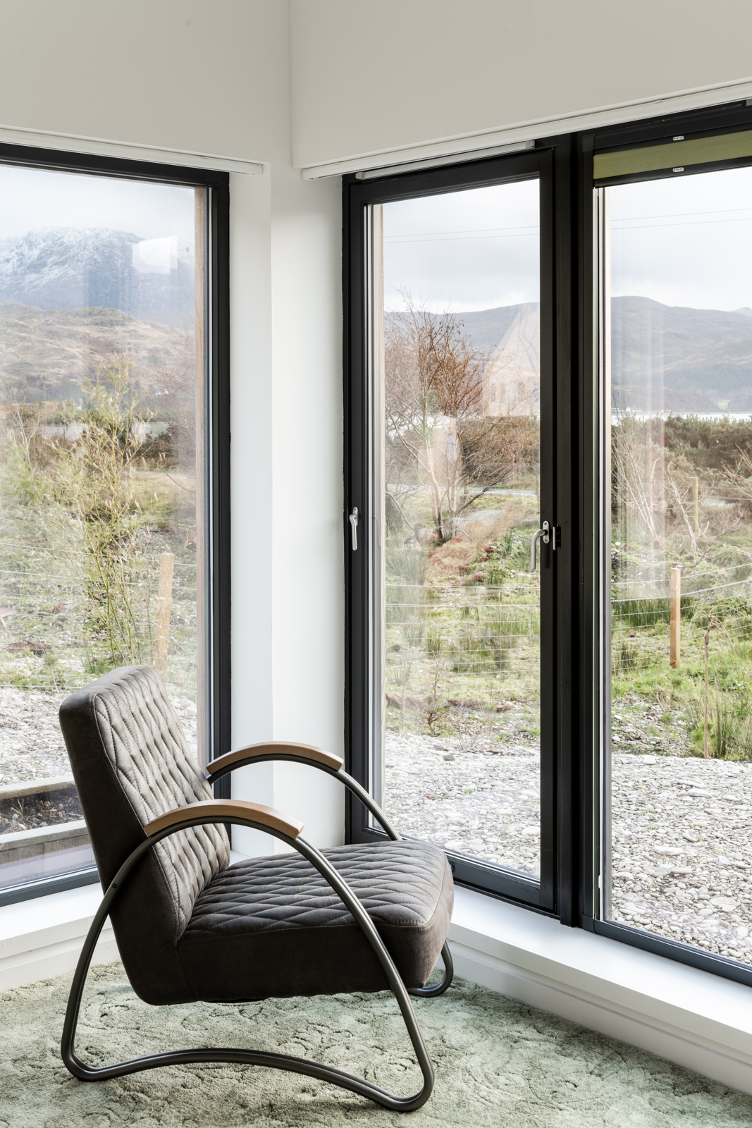 salon maison en bois