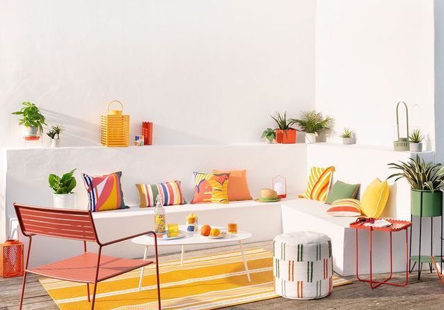 terrasse colorée Maisons du Monde 2022 terrasse colorée Maisons du Monde 2022