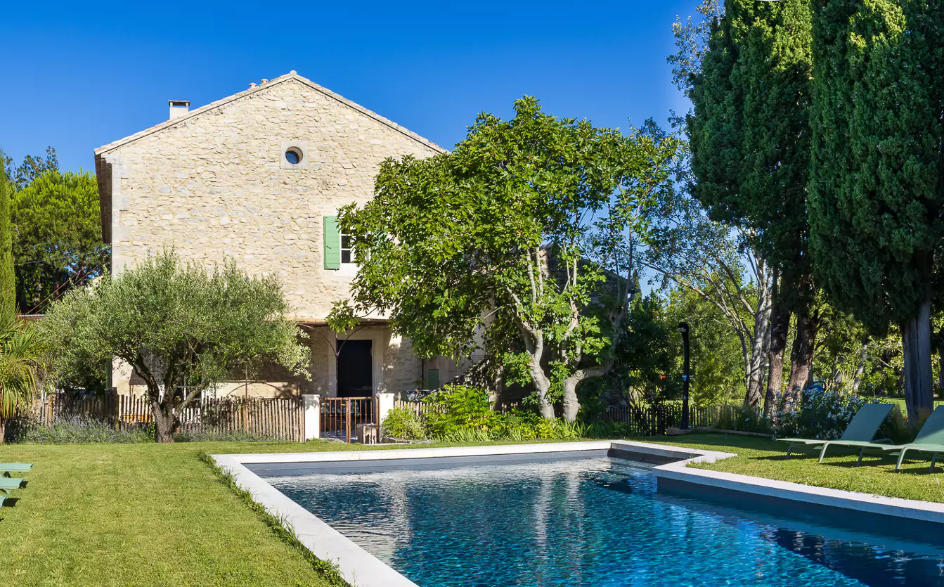 piscine maison en pierres Provence piscine maison en pierres Provence